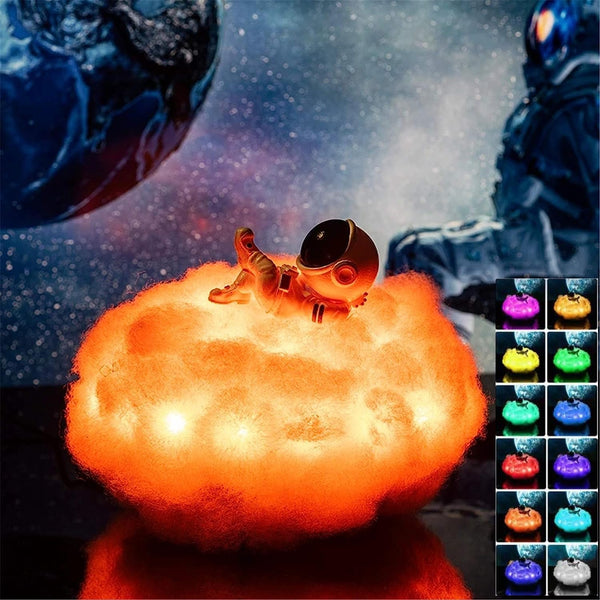 Cloud Astronaut Light Fluffy Lamp 3D Light Cloud (12 Colours & 366 Modes)