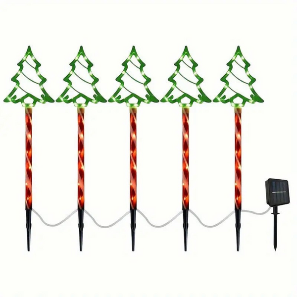 NYRWANA Solar Christmas Pathway Outdoor Lights