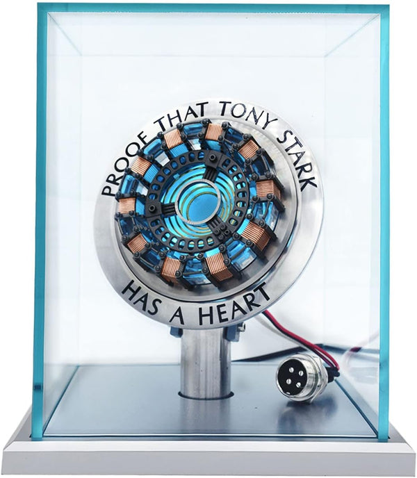 Iron Man Arc Reactor MK1,with LED Light, Tony Stark has a Heart Touch Sensitive