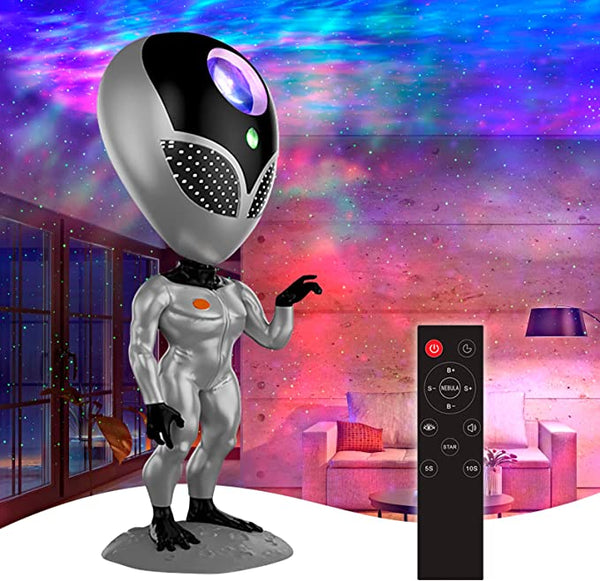 Aliens Star Lamp with Remote Control, Repeat Your Words Function, Kids Room Decor