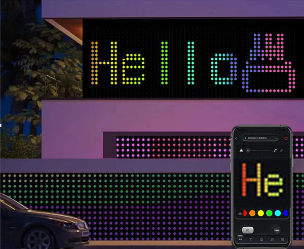 Strings Smart 400 Led Curtain Light Bluetooth App Music Sync DIY Customize Pattern and Text RGB Colourful Light