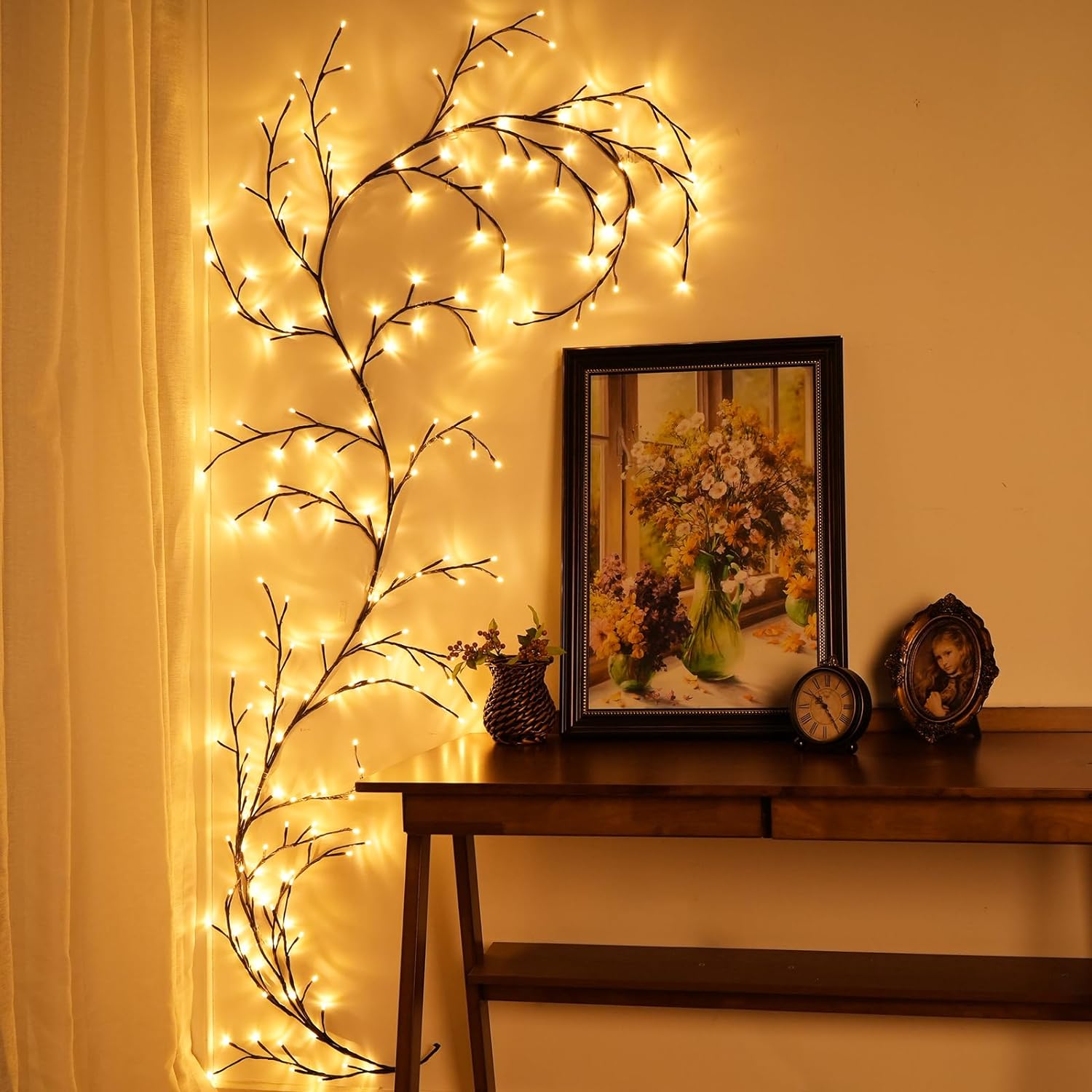 Lighted Willow Vine Plants for Room, Tree Branches Light – Nyrwana