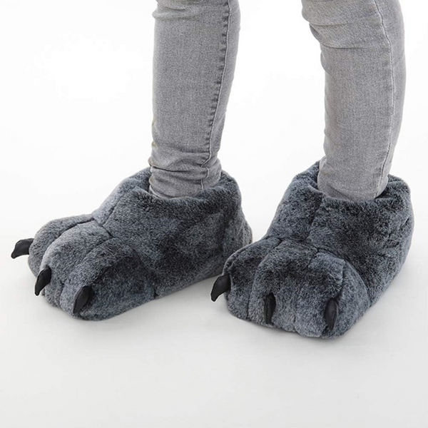 Animal  Slippers Plush Lining Non Slip Winter House Slippers for Couples Christmas Gift (Universal Size)