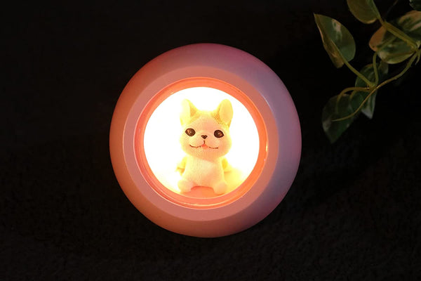 Cute Puppy Night Lamp (Pink)