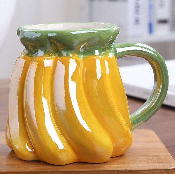 3D Banana Shape Coffee Mug