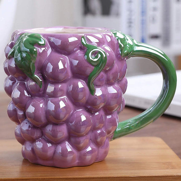 3D Grapes Shape Coffee Mug