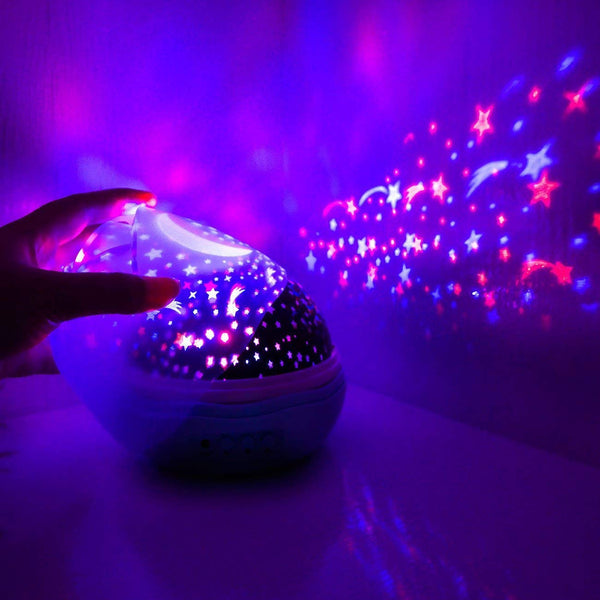 Sky Moon Star Projector LED Night Lamp Projector