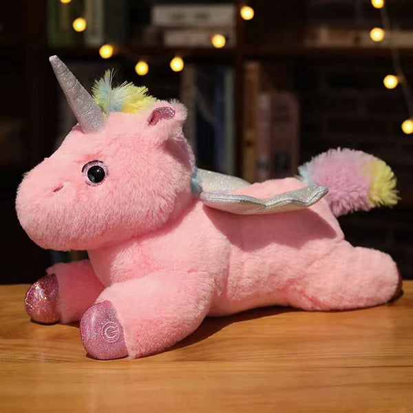 Magical Unicorn LED Light Plush Toy Pillow (Pink)