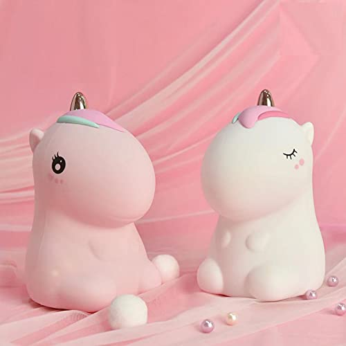 Silicone Unicorn Rechargeable LED Night Lamp