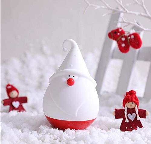 Silicone Santa Rechargeable LED Night Lamp