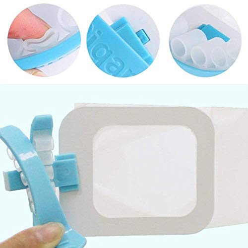 Dog Hands-Free Poop Collector Silicone Clip and Tail Holder Clamp with 20 Pcs Bags