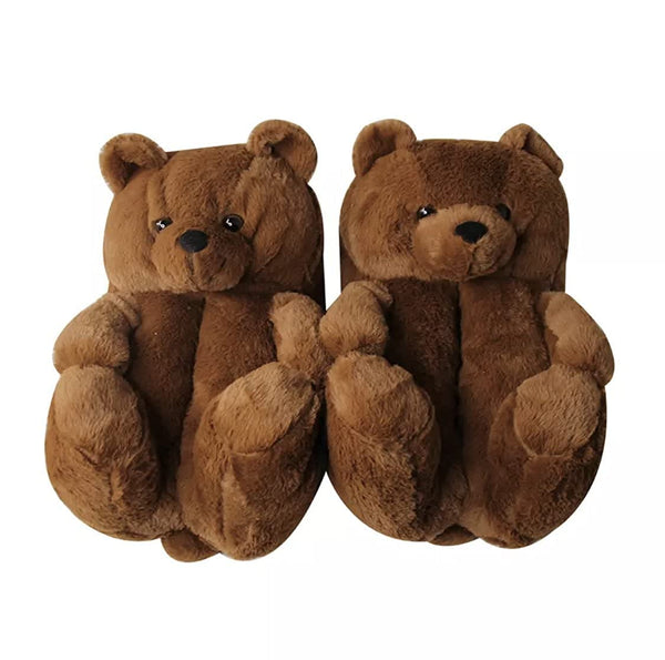 Teddy Bear Soft Plush Toy Slippers