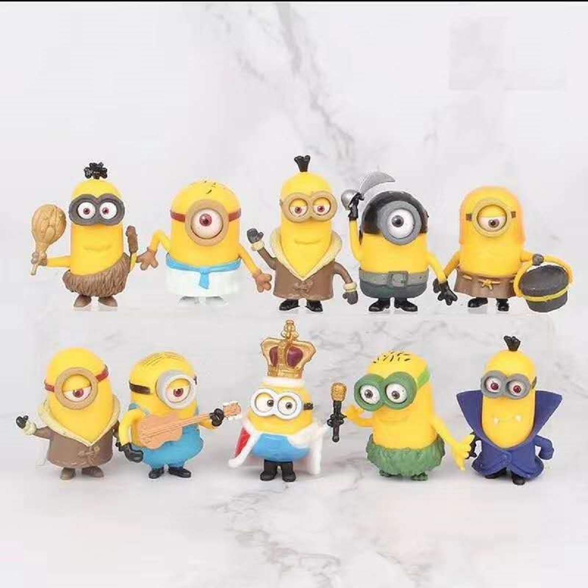 Little Minions Cartoon Action Mini Figures Pack of 10 – Nyrwana