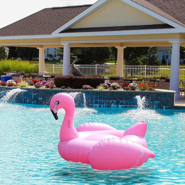 Inflatable Giant Swimming Swan Flamingo Floating Pool Toys