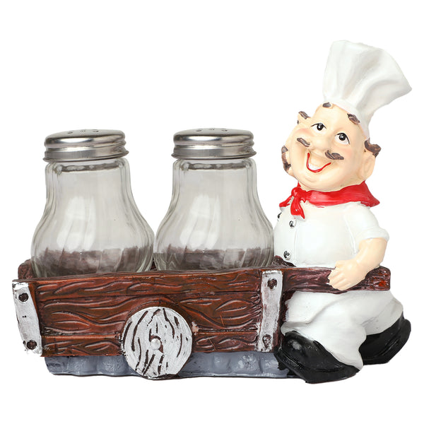 Chef Salt & Pepper Decorative Table Stand